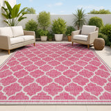 Matthews Moroccan Trellis Textured Weave Indoor/outdoor Area Rug