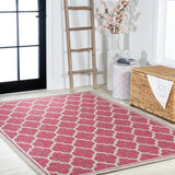 Matthews Moroccan Trellis Textured Weave Indoor/outdoor Area Rug