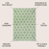 Matthews Moroccan Trellis Textured Weave Indoor/outdoor Area Rug