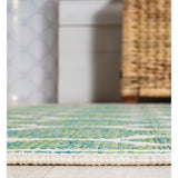 Matthews Moroccan Trellis Textured Weave Indoor/outdoor Area Rug