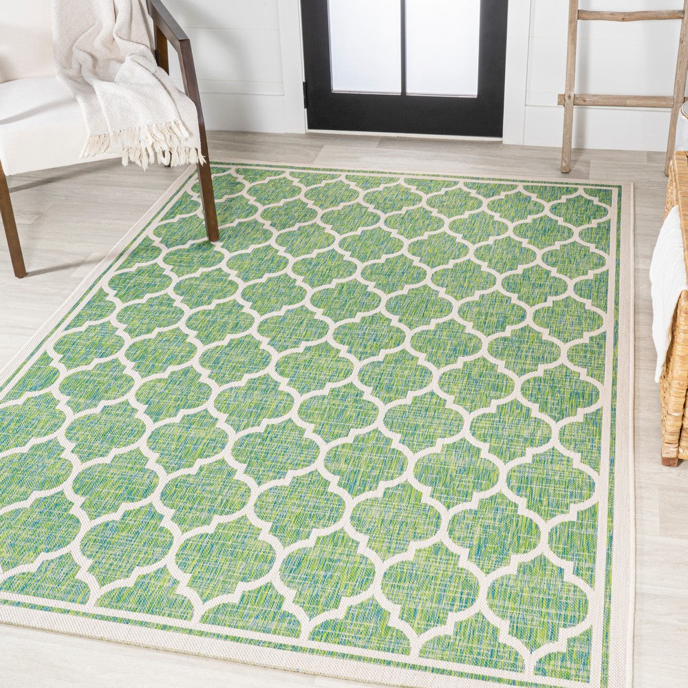 Matthews Moroccan Trellis Textured Weave Indoor/outdoor Area Rug