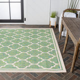 Matthews Moroccan Trellis Textured Weave Indoor/outdoor Area Rug