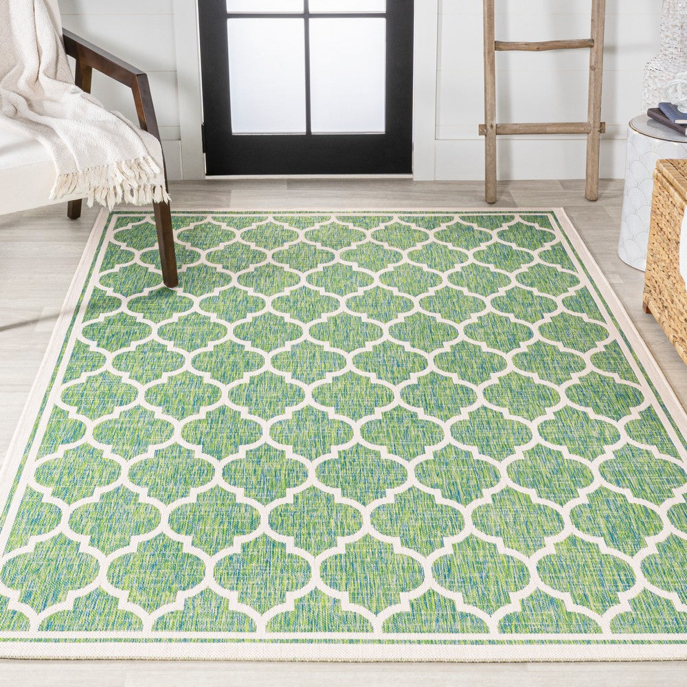 Matthews Moroccan Trellis Textured Weave Indoor/outdoor Area Rug