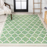 Matthews Moroccan Trellis Textured Weave Indoor/outdoor Area Rug