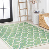 Matthews Moroccan Trellis Textured Weave Indoor/outdoor Area Rug