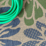 Garcia Modern Floral Textured Weave Indoor/outdoor Octagon Rug