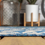 Garcia Modern Floral Textured Weave Indoor/outdoor Octagon Rug