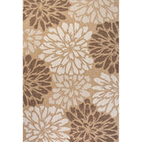 Garcia Modern Floral Textured Weave Indoor/outdoor Area Rug