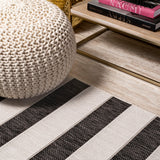 Rowena wide Stripe Indoor/outdoor Area Rug
