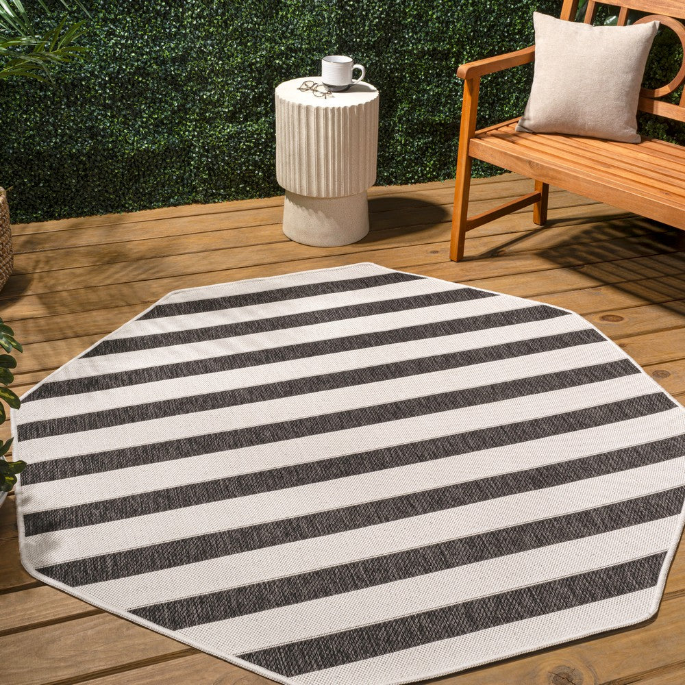 Rowena wide Stripe Indoor/outdoor Area Rug