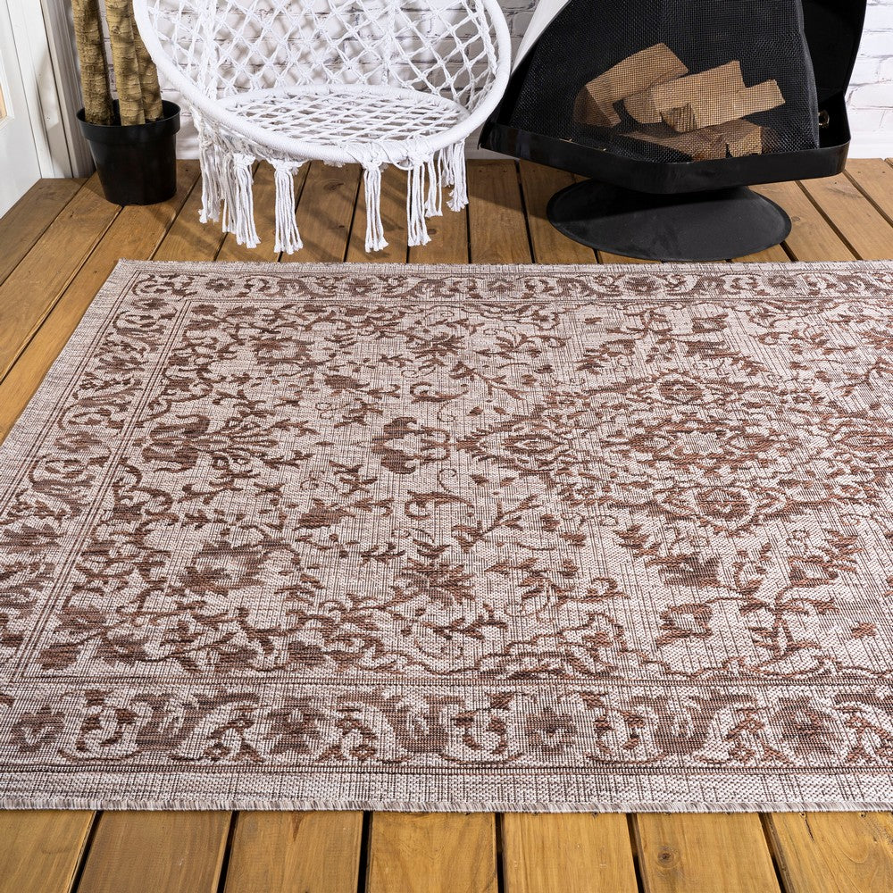 Mcdaniel ornate Medallion Indoor/outdoor Area Rug