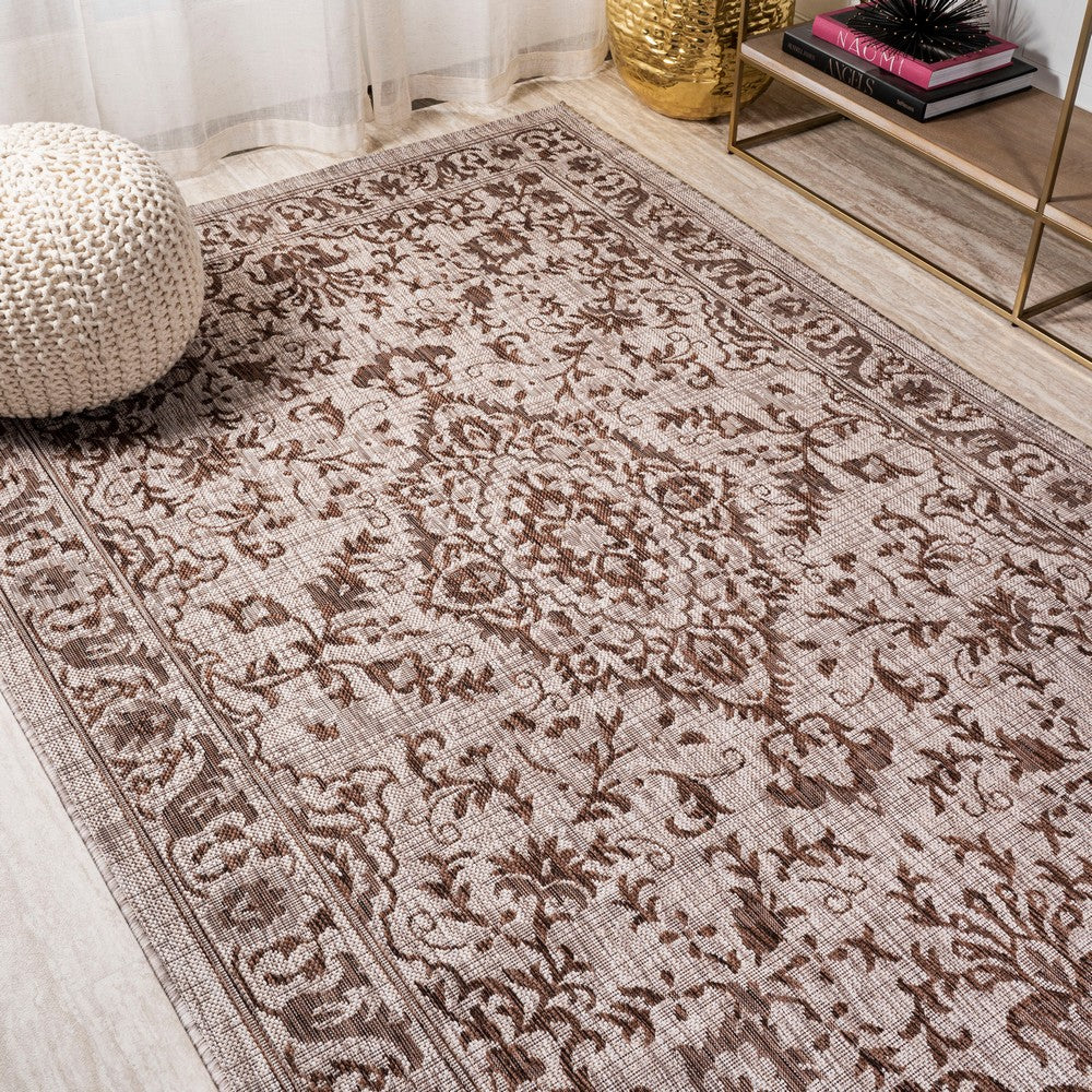 Mcdaniel ornate Medallion Indoor/outdoor Area Rug