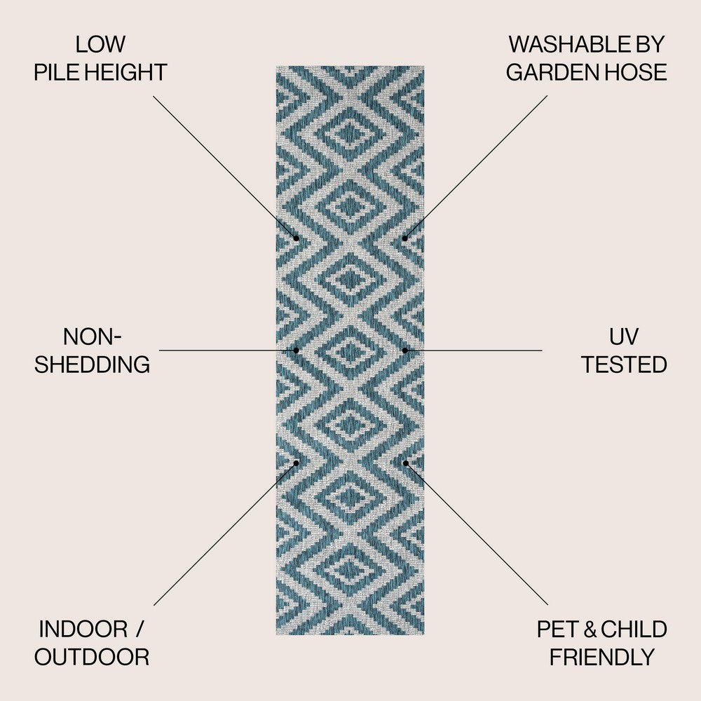 Shepherd diamond Tribal Indoor/outdoor Area Rug