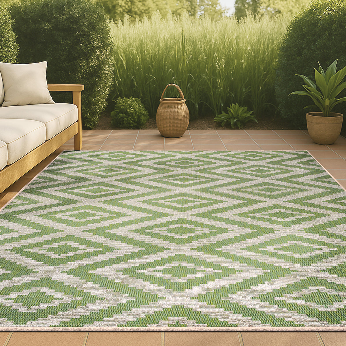 Shepherd diamond Tribal Indoor/outdoor Area Rug