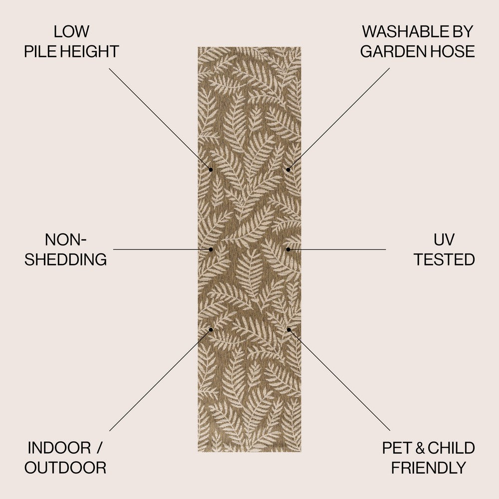 Flores Palm Frond Indoor/outdoor Area Rug