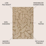 Flores Palm Frond Indoor/outdoor Area Rug