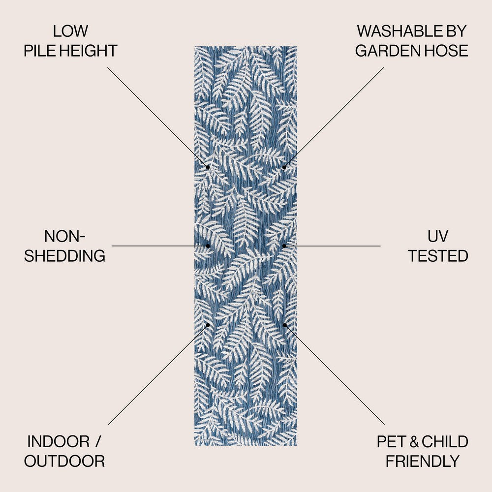 Flores Palm Frond Indoor/outdoor Area Rug