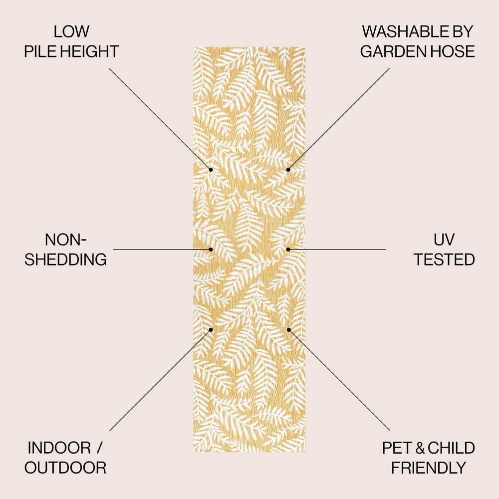 Flores Palm Frond Indoor/outdoor Area Rug