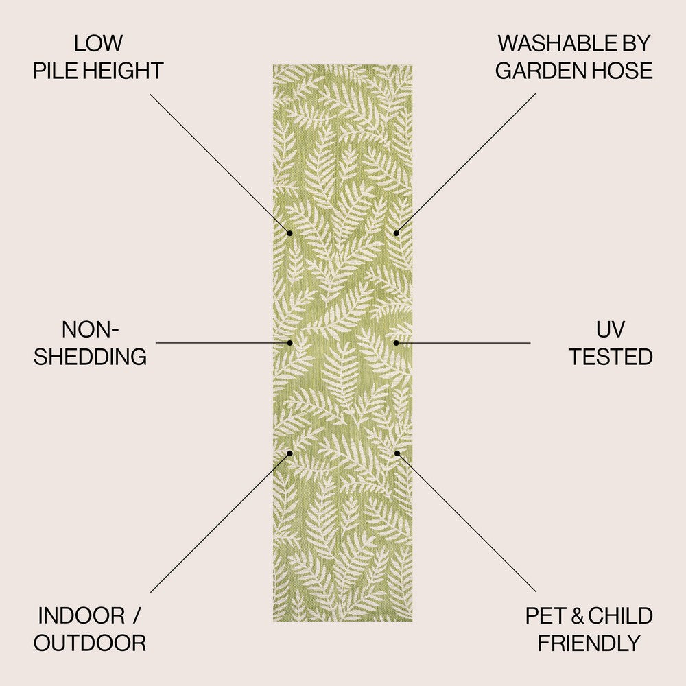 Flores Palm Frond Indoor/outdoor Area Rug