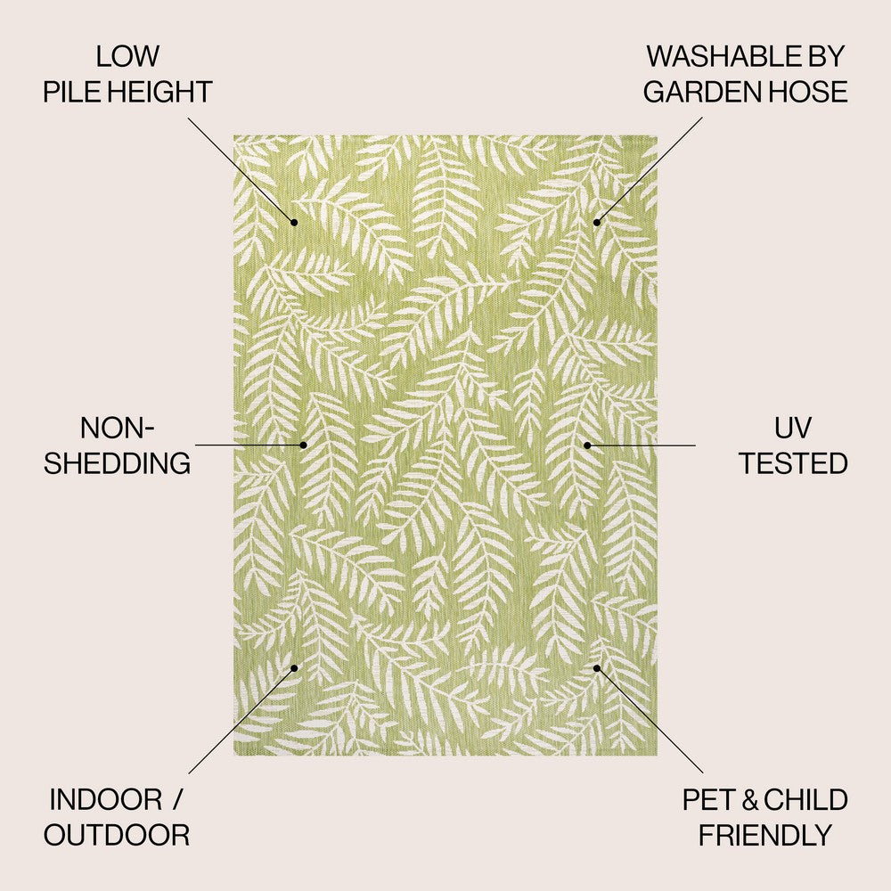 Flores Palm Frond Indoor/outdoor Area Rug