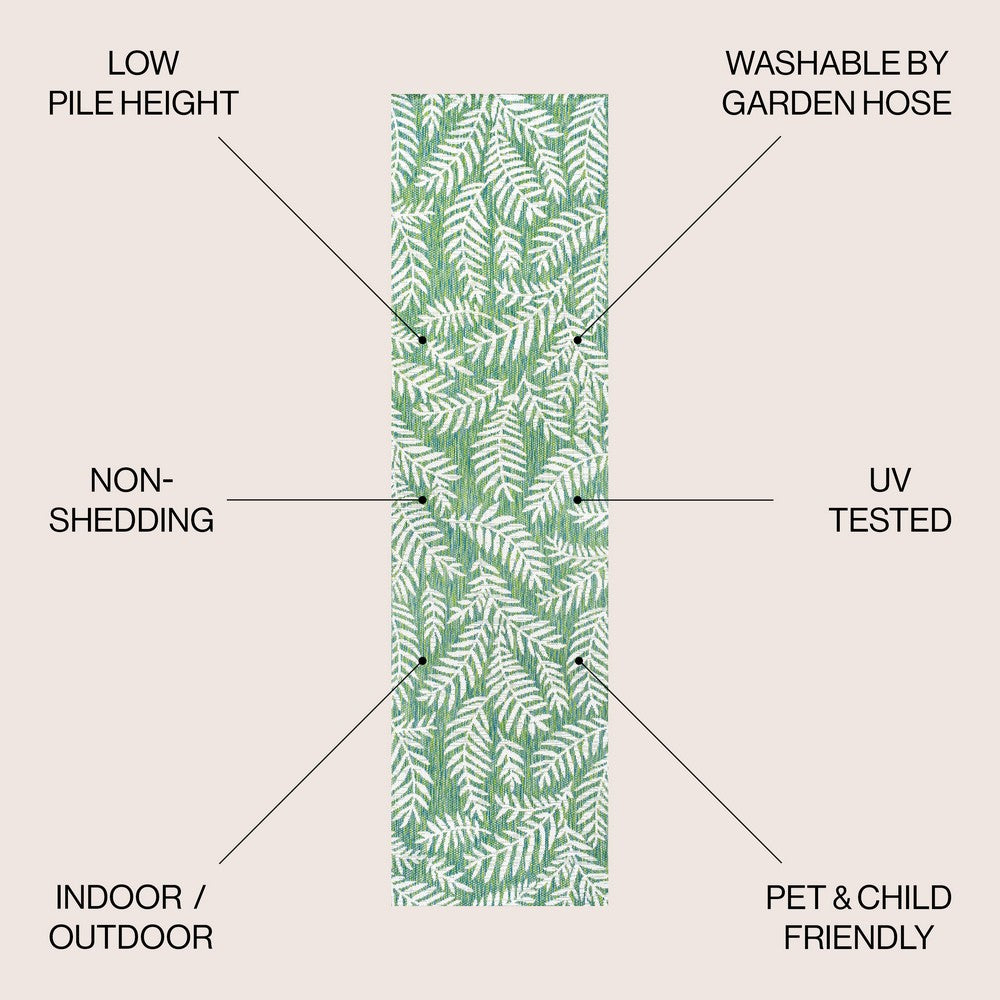 Flores Palm Frond Indoor/outdoor Area Rug