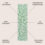Flores Palm Frond Indoor/outdoor Area Rug