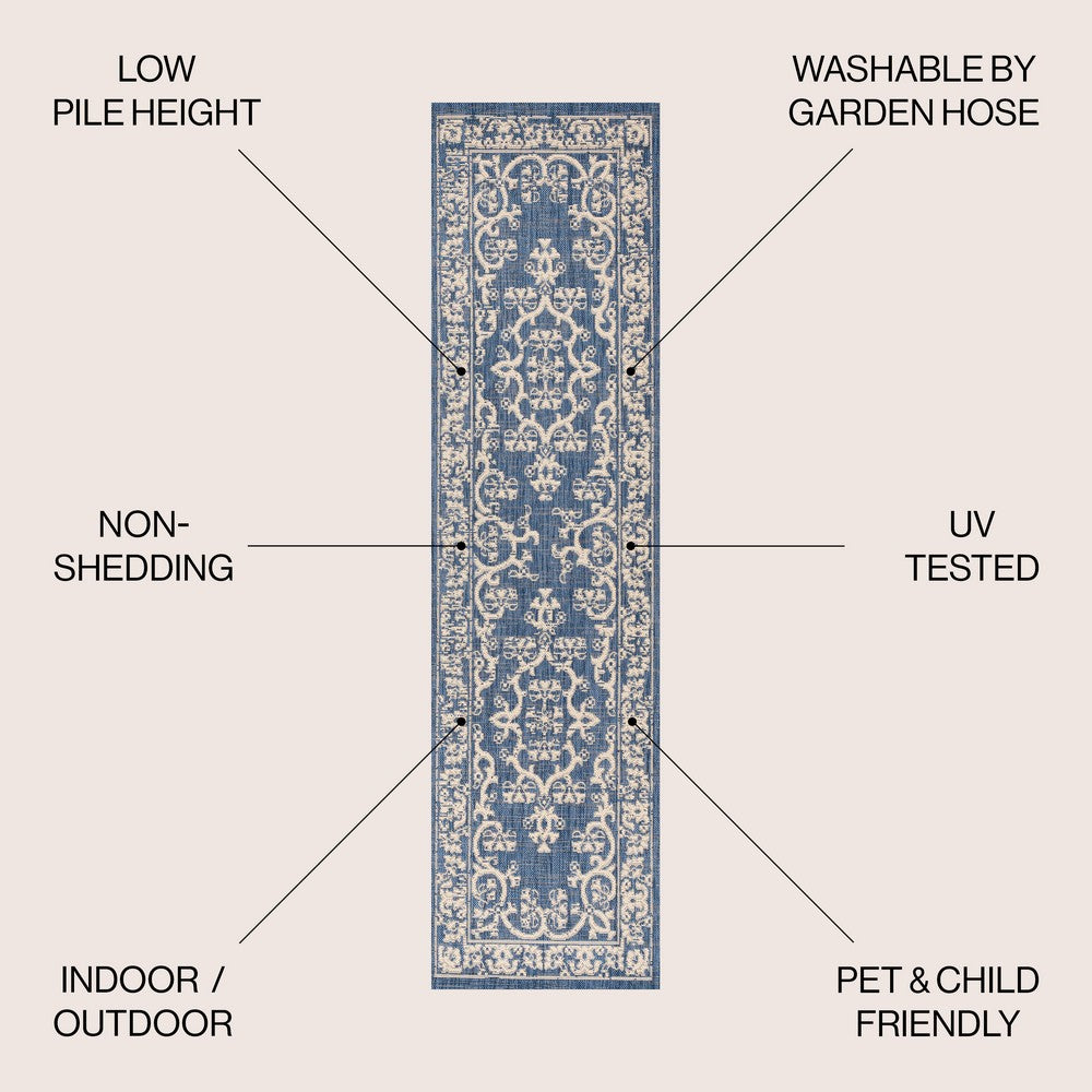 Chenab Galon Filigree Indoor/Outdoor Area Rug