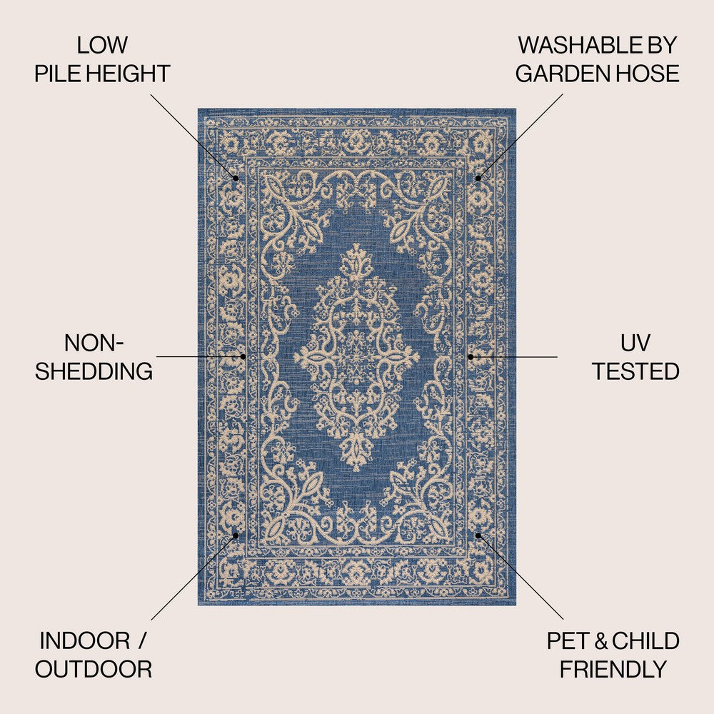 Chenab Galon Filigree Indoor/Outdoor Area Rug