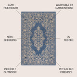 Chenab Galon Filigree Indoor/Outdoor Area Rug