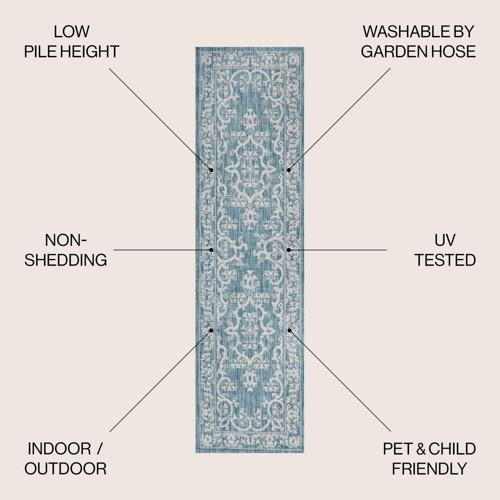 Chenab Galon Filigree Indoor/Outdoor Area Rug