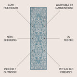 Chenab Galon Filigree Indoor/Outdoor Area Rug