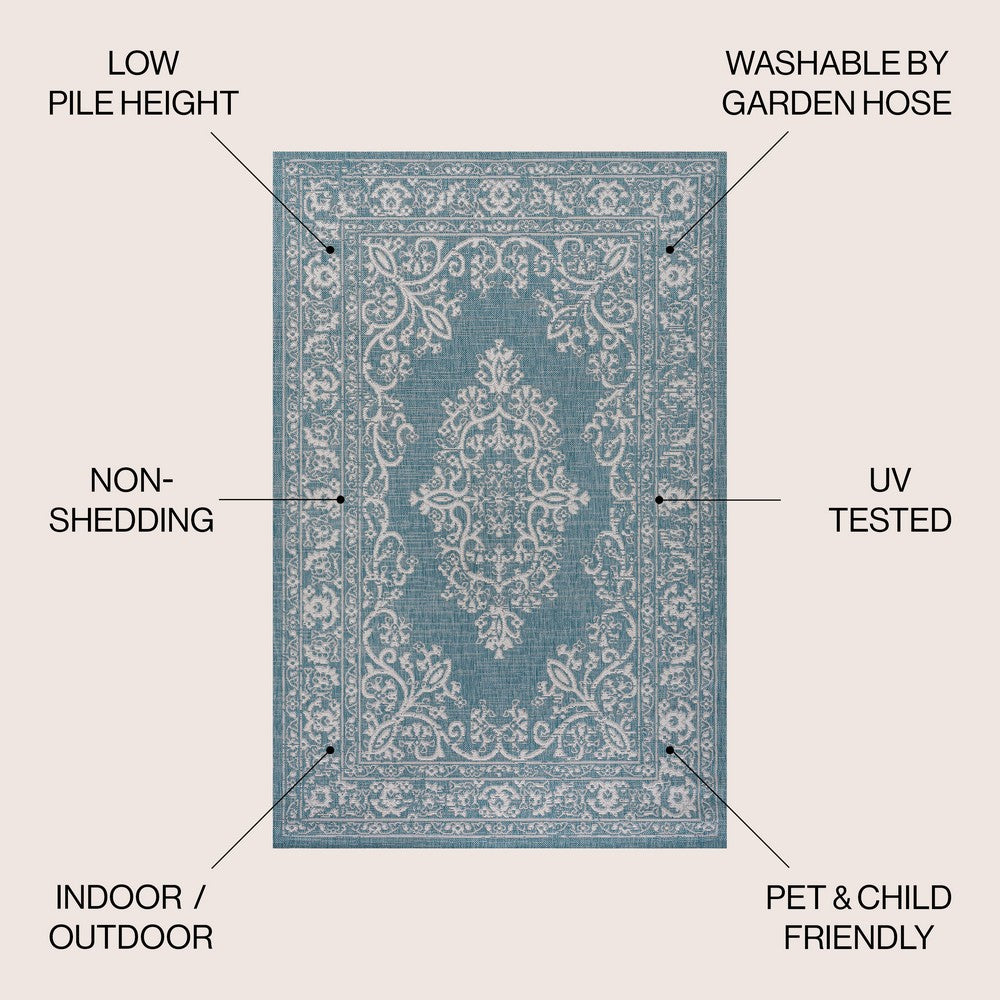 Chenab Galon Filigree Indoor/Outdoor Area Rug