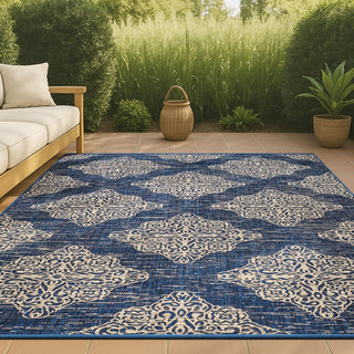 Yamuna Tuscany Ornate Medallions Indoor/Outdoor Area Rug