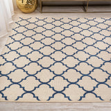 Loire Arabesque Ogee Trellis Indoor/Outdoor Area Rug