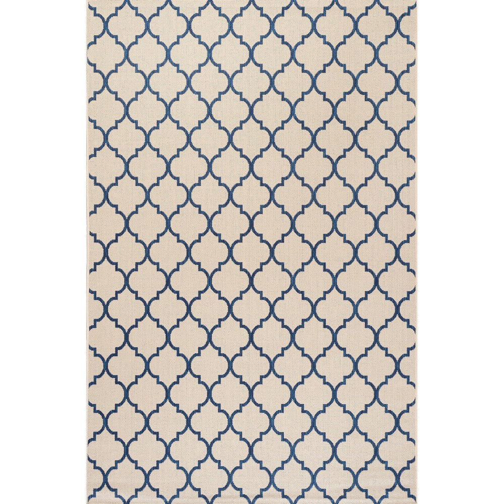 Loire Arabesque Ogee Trellis Indoor/Outdoor Area Rug