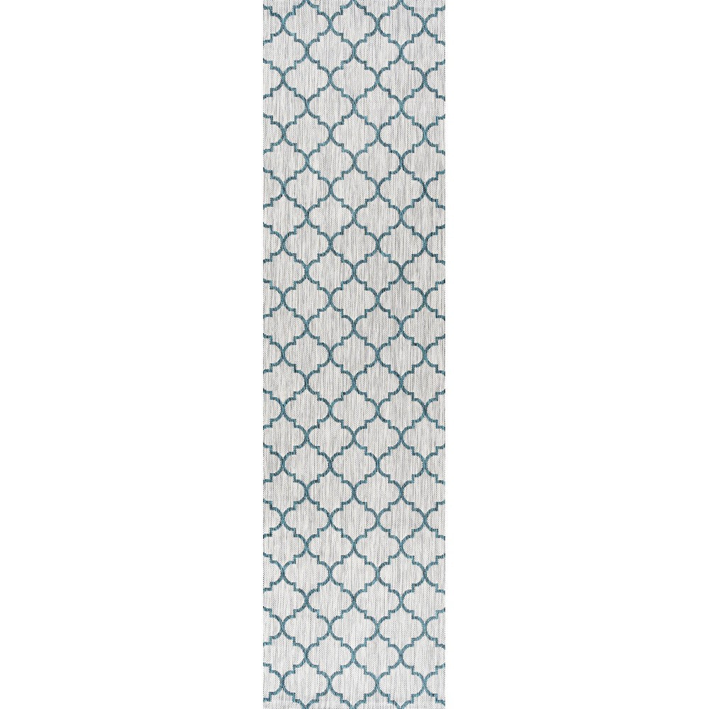 Loire Arabesque Ogee Trellis Indoor/Outdoor Area Rug