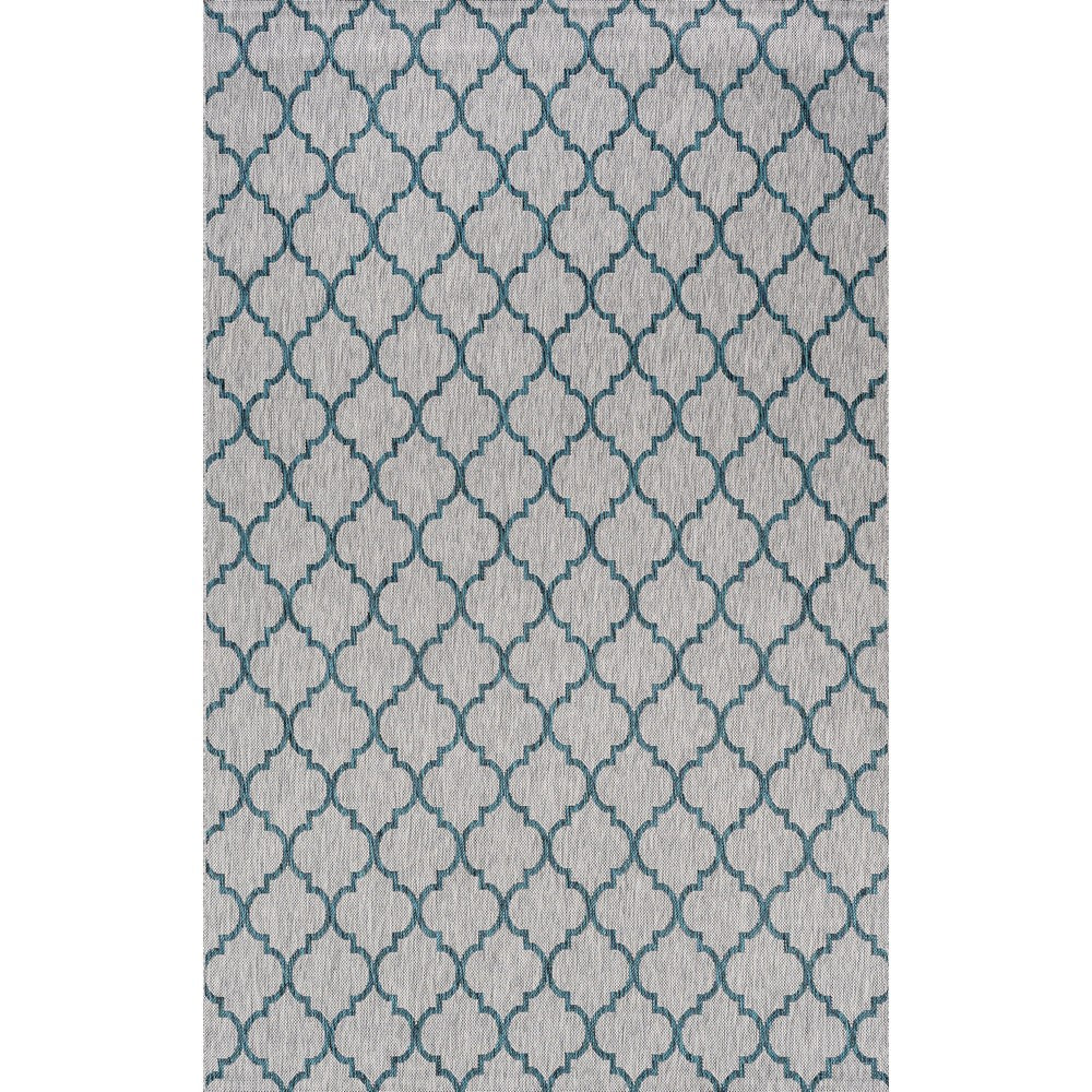 Loire Arabesque Ogee Trellis Indoor/Outdoor Area Rug