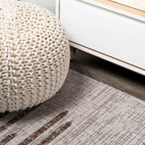 Lamego Zolak Berber Stripe Geometric Indoor/Outdoor Area Rug