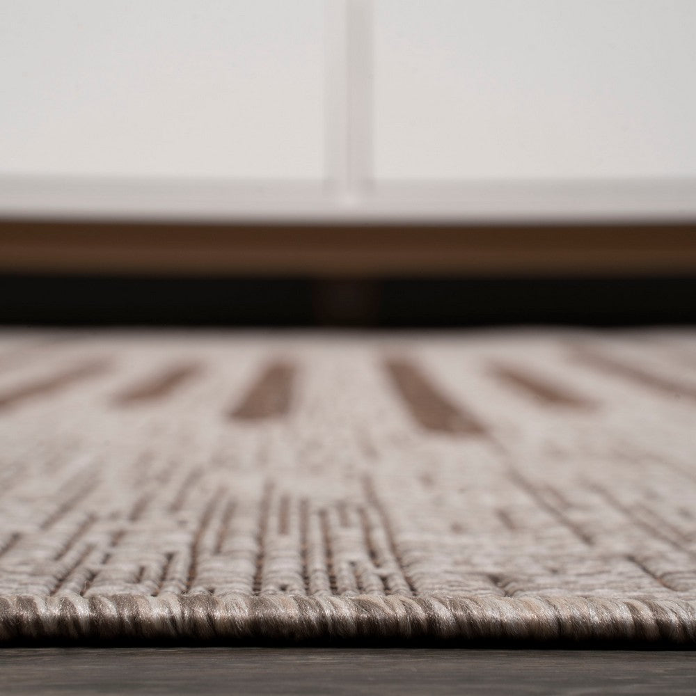 Lamego Zolak Berber Stripe Geometric Indoor/Outdoor Area Rug