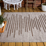 Lamego Zolak Berber Stripe Geometric Indoor/Outdoor Area Rug