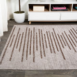 Lamego Zolak Berber Stripe Geometric Indoor/Outdoor Area Rug