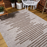 Lamego Zolak Berber Stripe Geometric Indoor/Outdoor Area Rug