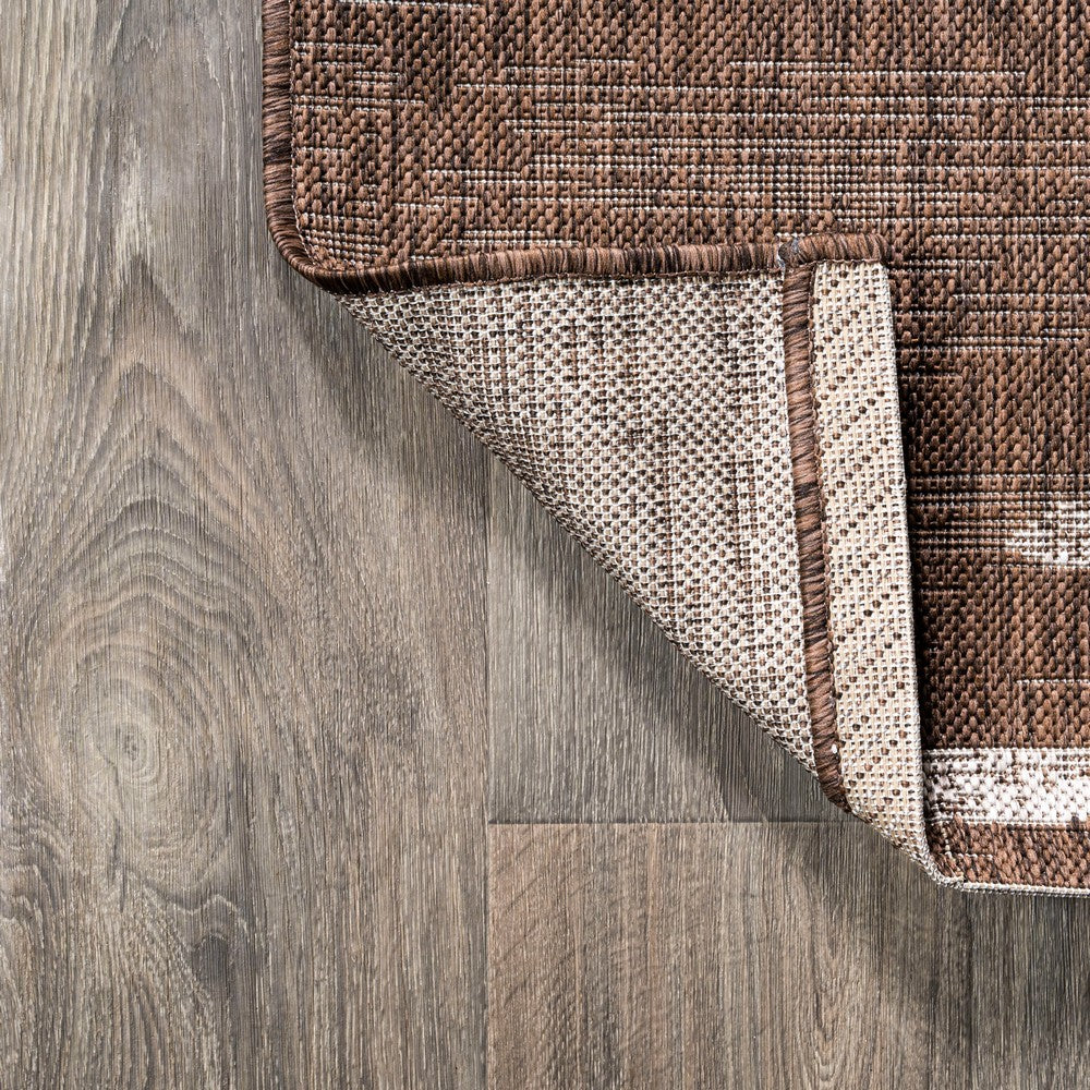 Lamego Zolak Berber Stripe Geometric Indoor/Outdoor Area Rug