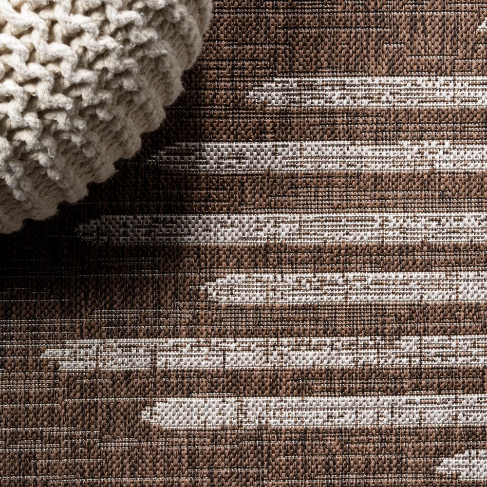 Lamego Zolak Berber Stripe Geometric Indoor/Outdoor Area Rug