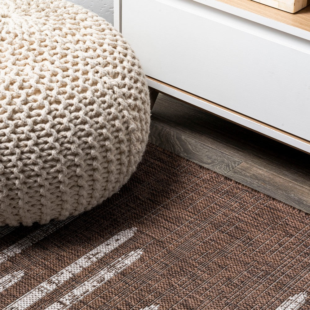 Lamego Zolak Berber Stripe Geometric Indoor/Outdoor Area Rug