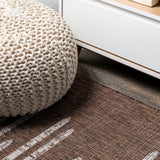 Lamego Zolak Berber Stripe Geometric Indoor/Outdoor Area Rug