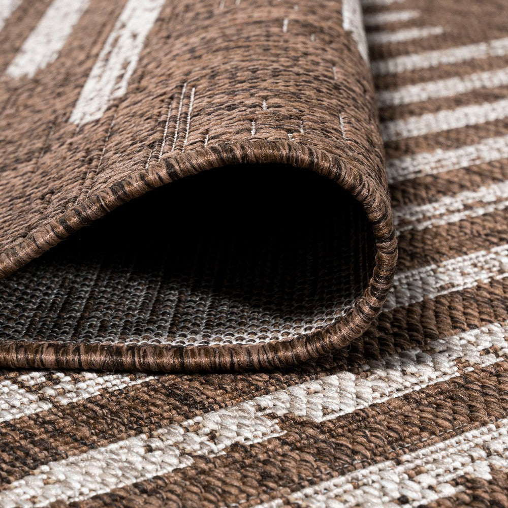 Lamego Zolak Berber Stripe Geometric Indoor/Outdoor Area Rug