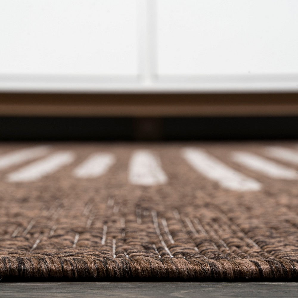 Lamego Zolak Berber Stripe Geometric Indoor/Outdoor Area Rug