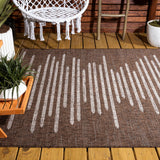 Lamego Zolak Berber Stripe Geometric Indoor/Outdoor Area Rug