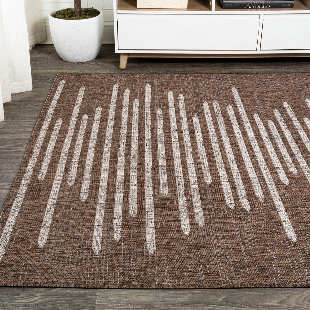 Lamego Zolak Berber Stripe Geometric Indoor/Outdoor Area Rug